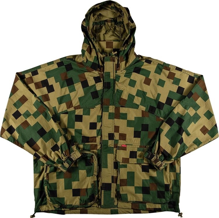 

Куртка Supreme Technical Field Jacket 'Olive Digi Camo', зеленый