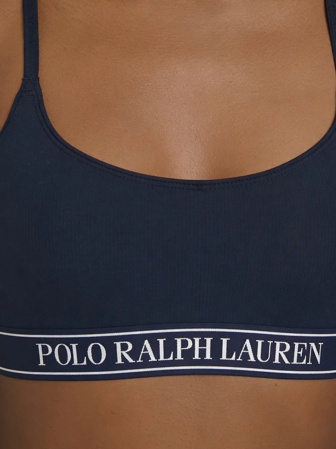 Женский топ-бюстгальтер Polo Ralph Lauren, темно-синий — фото 3