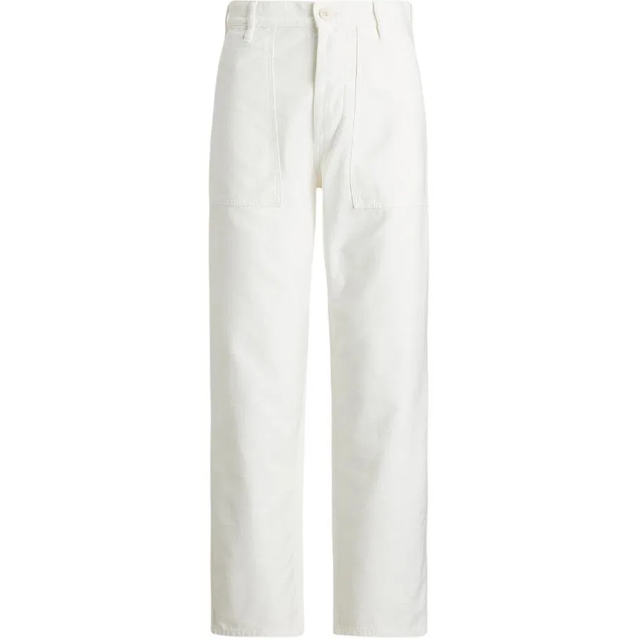 Женские брюки повседневные белые Polo Ralph Lauren, White