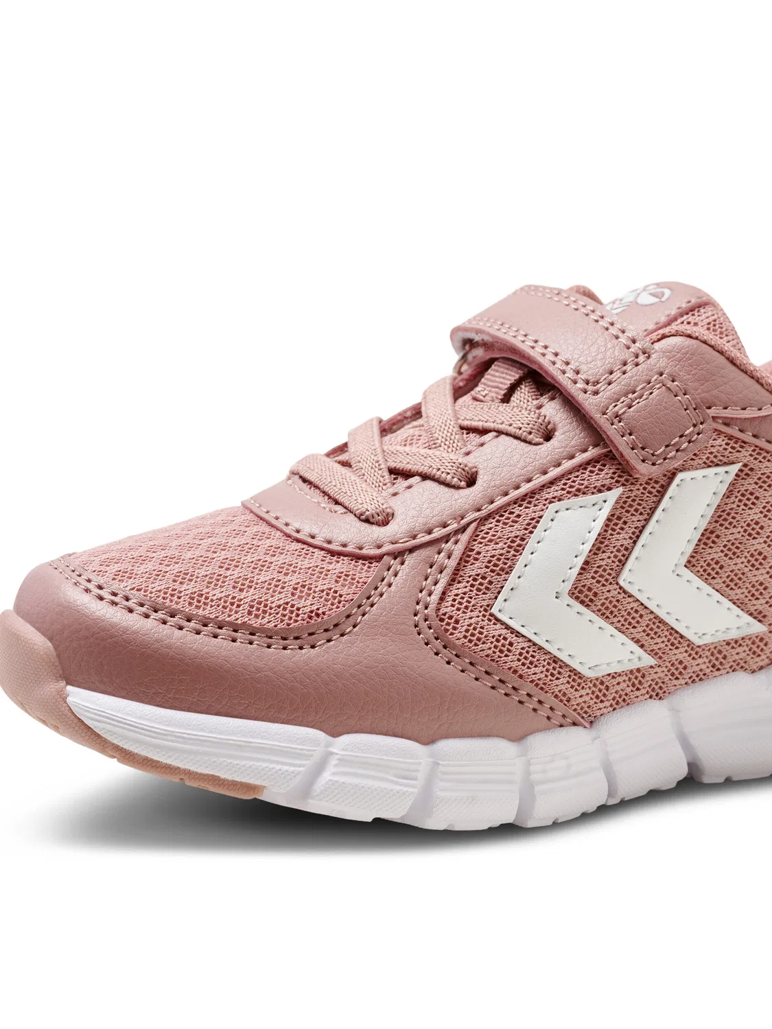 Детские кроссовки с липучкой Speed Jr Hummel, Altrosa Rosa — фото 3