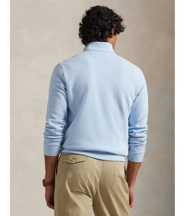 Мужская флисовая кофта на молнии Polo Ralph Lauren, Azzurro — фото 3