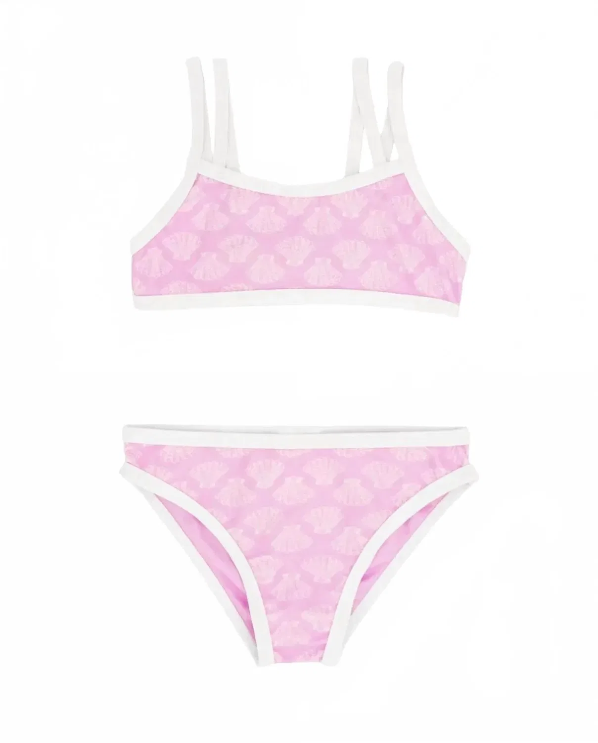 Детский раздельный купальник с защитой UPF 50+ Maui Bikini Set feather 4 arrow, Pop Pink — фото 3