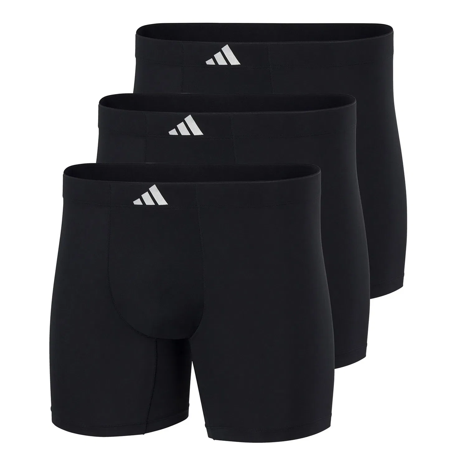 Трусы-боксеры комплект из 3 штук Adidas, черный