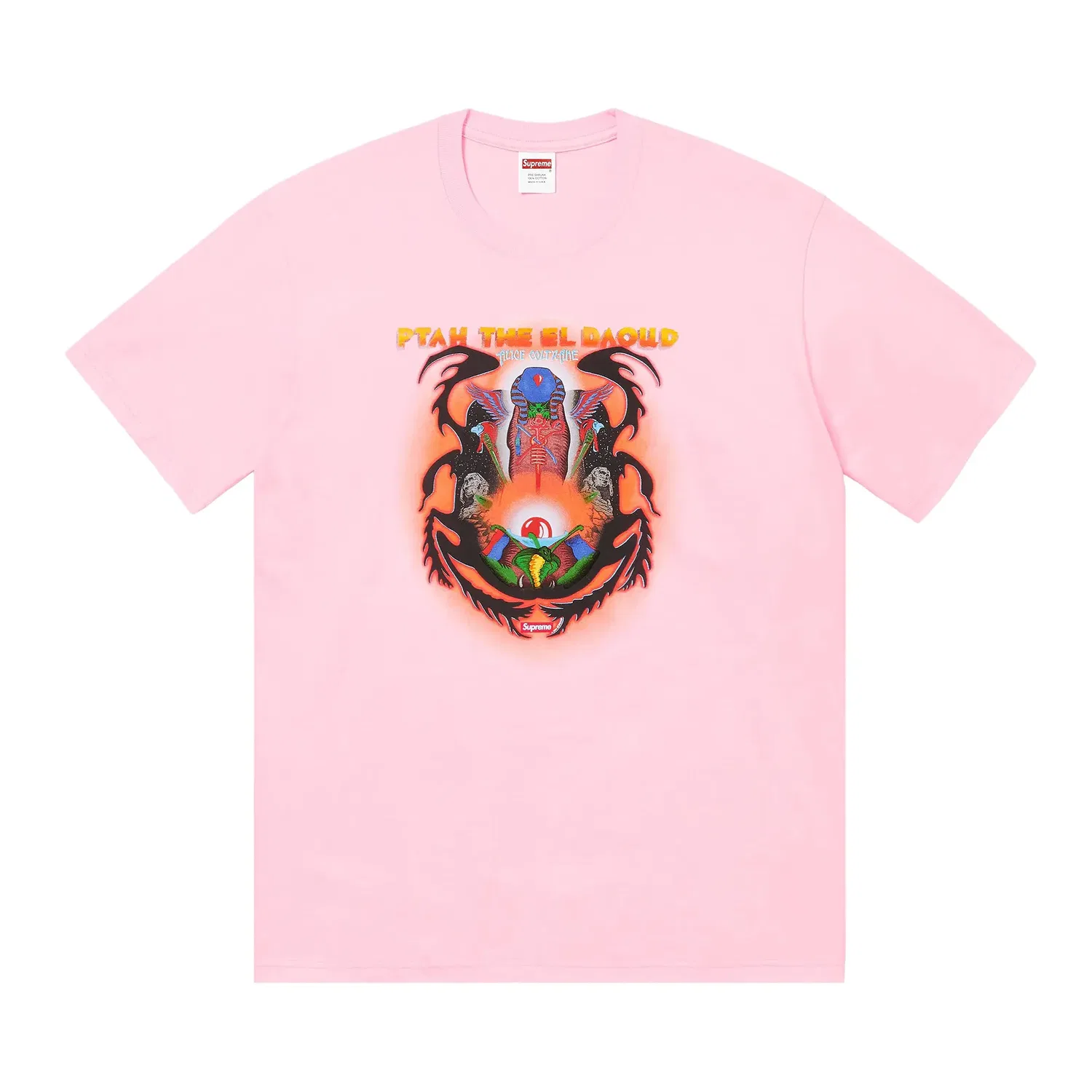 Футболка с принтом Ptah Supreme, Light Pink