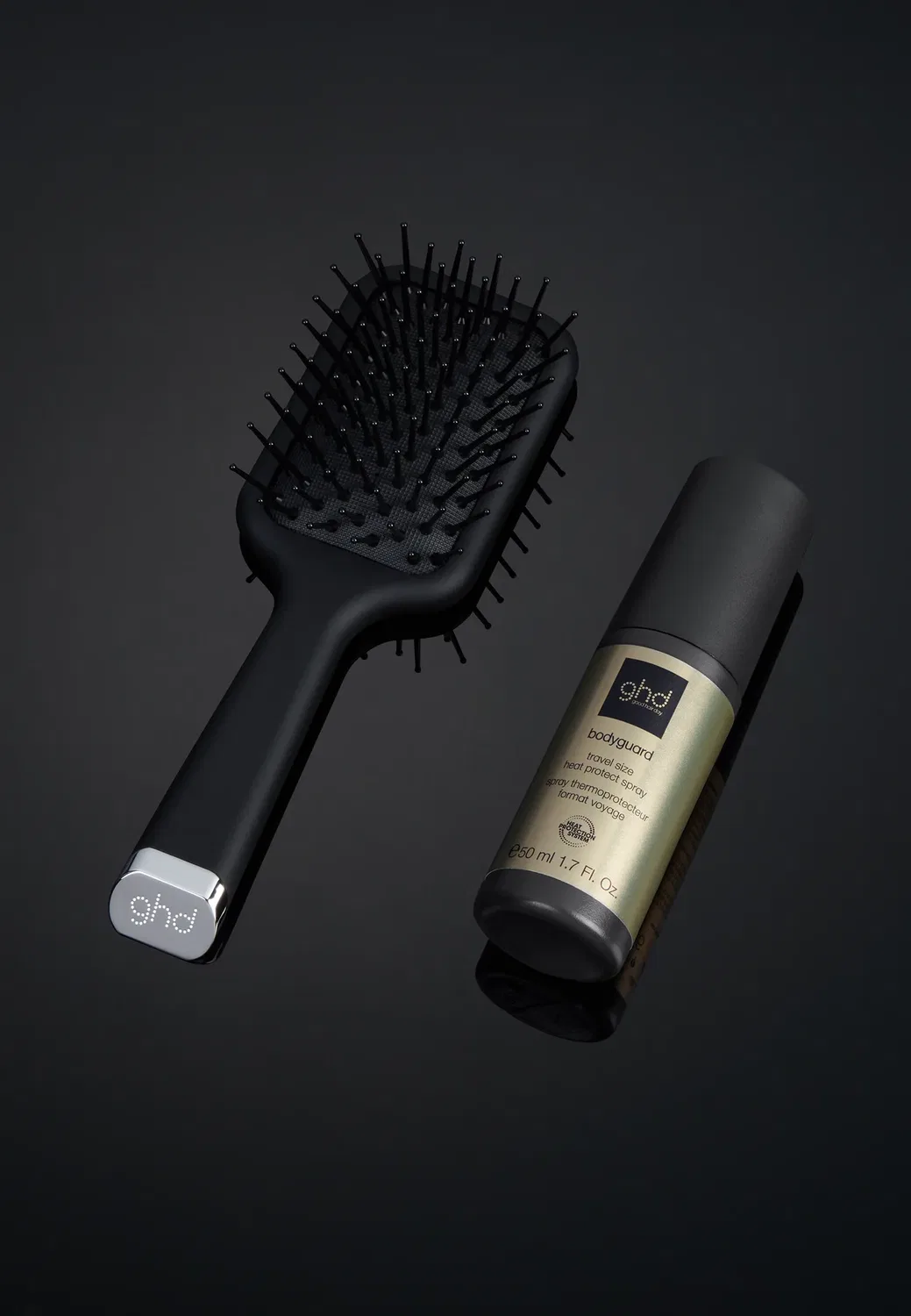 Универсальная миниатюрная расческа для волос Ghd, Black, One Size — фото 2
