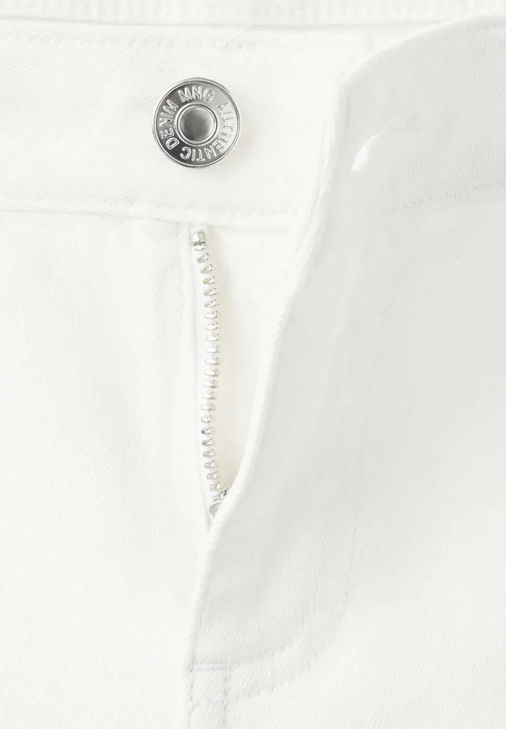 Подростковые джинсы свободного кроя Mango Kids, Off White — фото 4