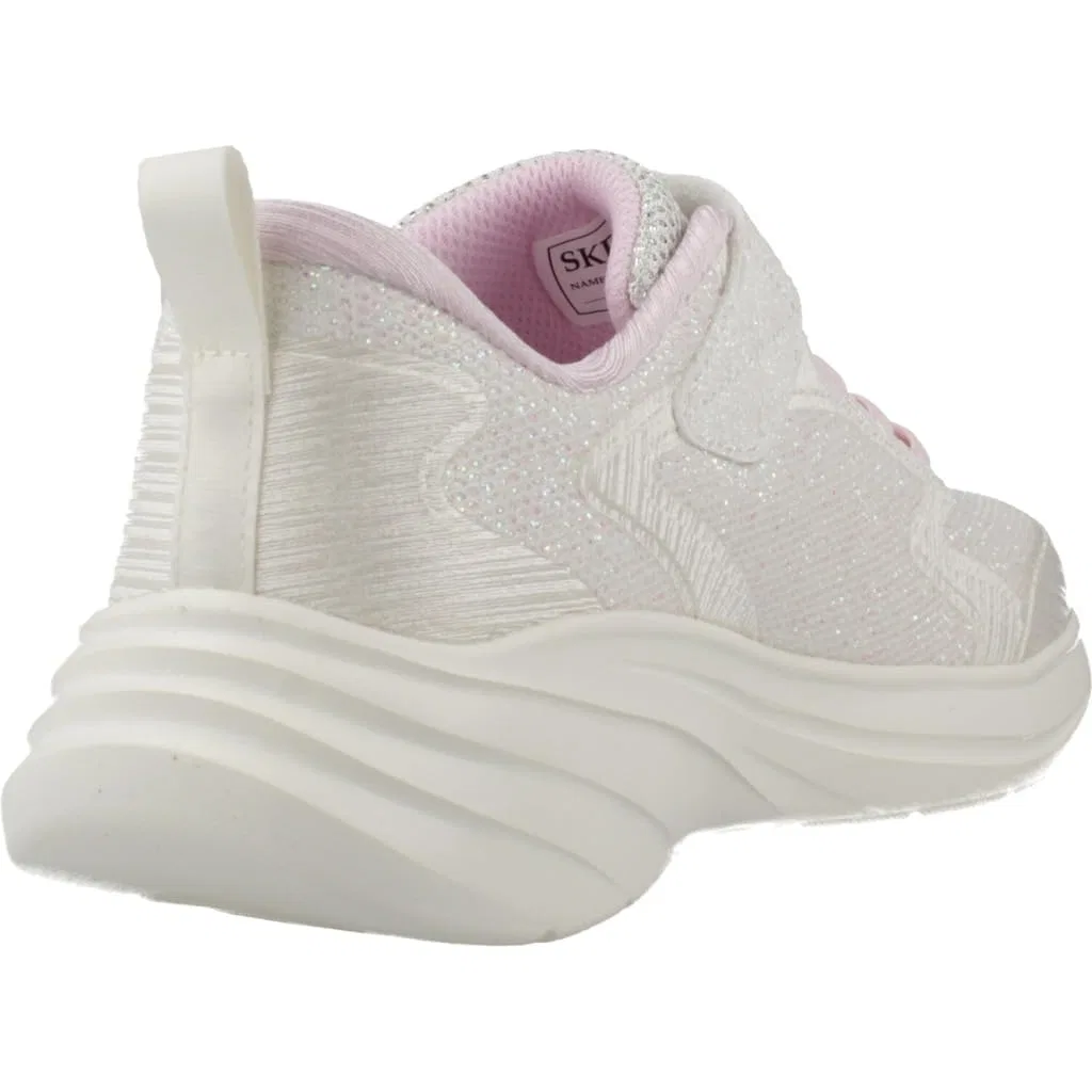 Детские кроссовки для девочек с омбре Skechers Flex-Glow Elite - Vorlo Skechers, Scintilla Naturale — фото 3