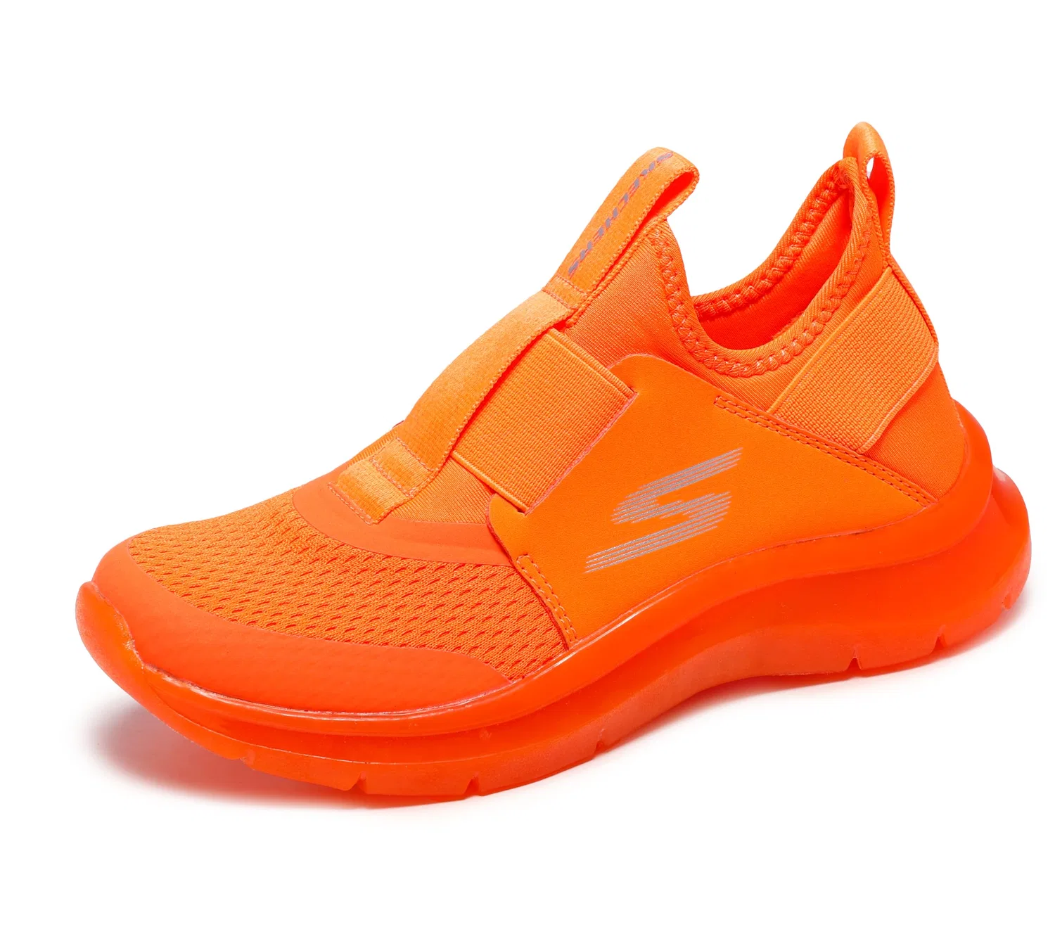 Детские кроссовки для мальчиков с монокромным дизайном Skech Fast Ice Skechers, Orange
