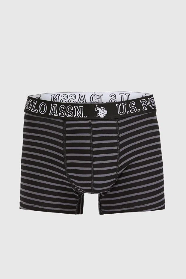 Мужские трусы-боксеры хлопковые U.S. Polo Assn., Black — фото 3