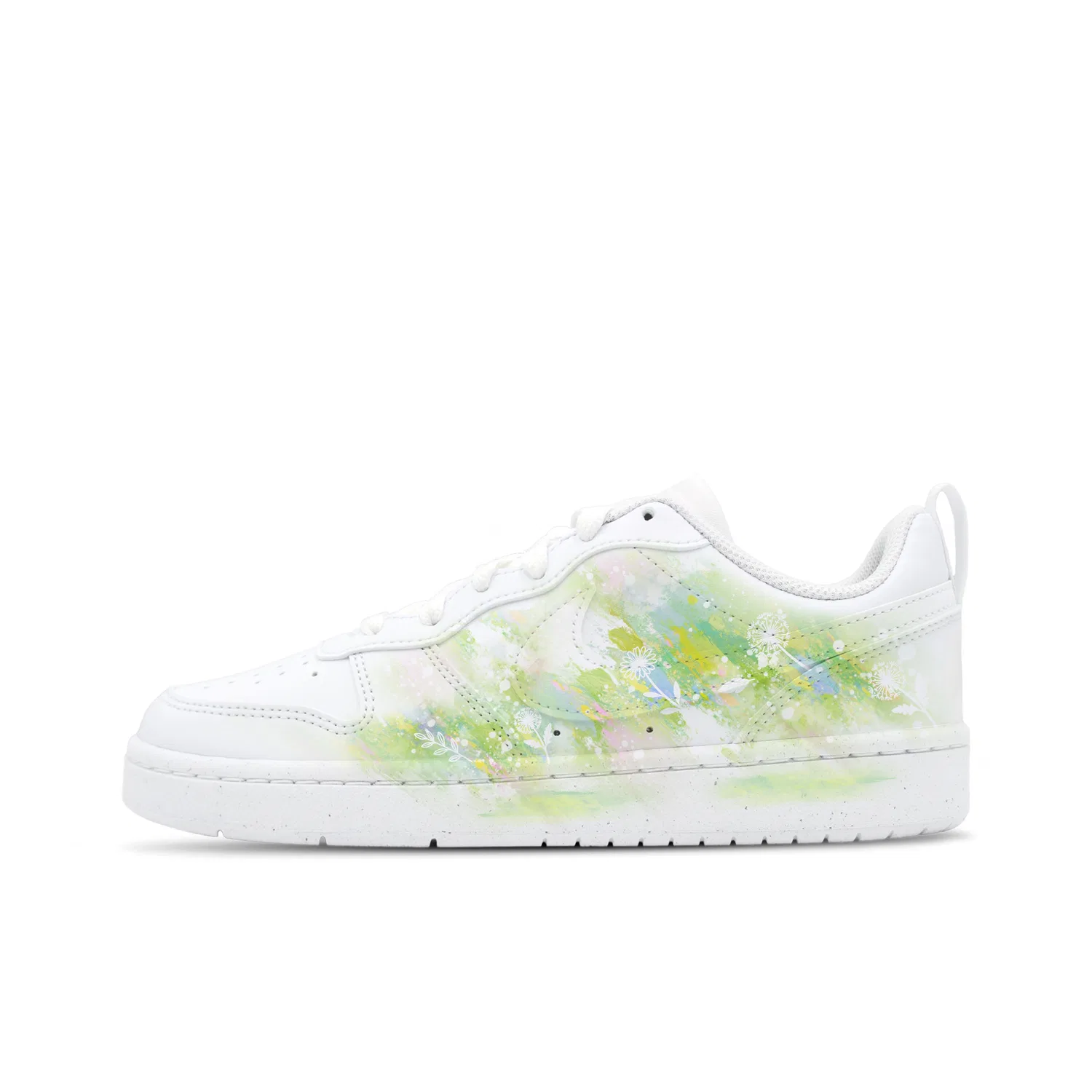 Детские кроссовки для скейтбординга с принтом Green Pink Nike