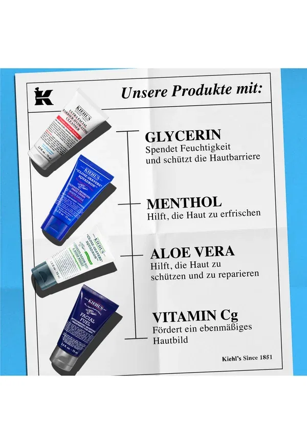 Дорожный набор для мужского ухода - набор для бритья Kiehl'S — фото 3