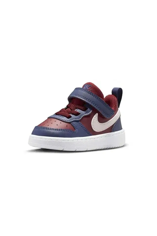 Детские кроссовки для девочек текстильные Glam Nike, Burgundy Blue — фото 2
