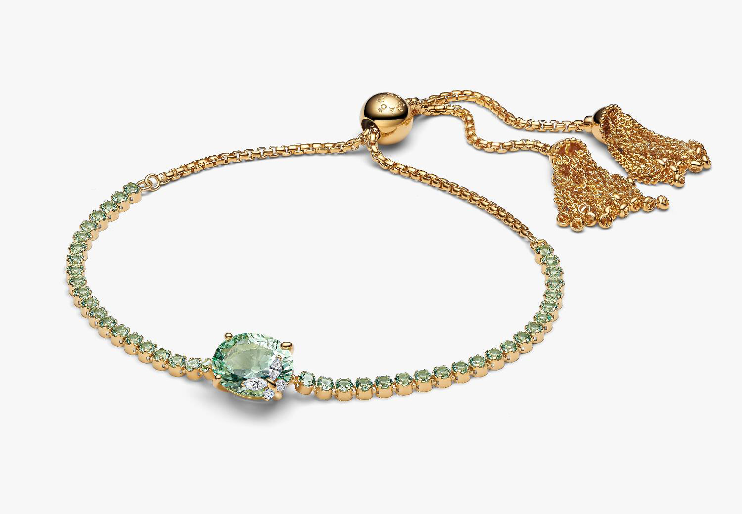 

Браслет Pandora Bridgerton Butterfly Slider Tennis, золото