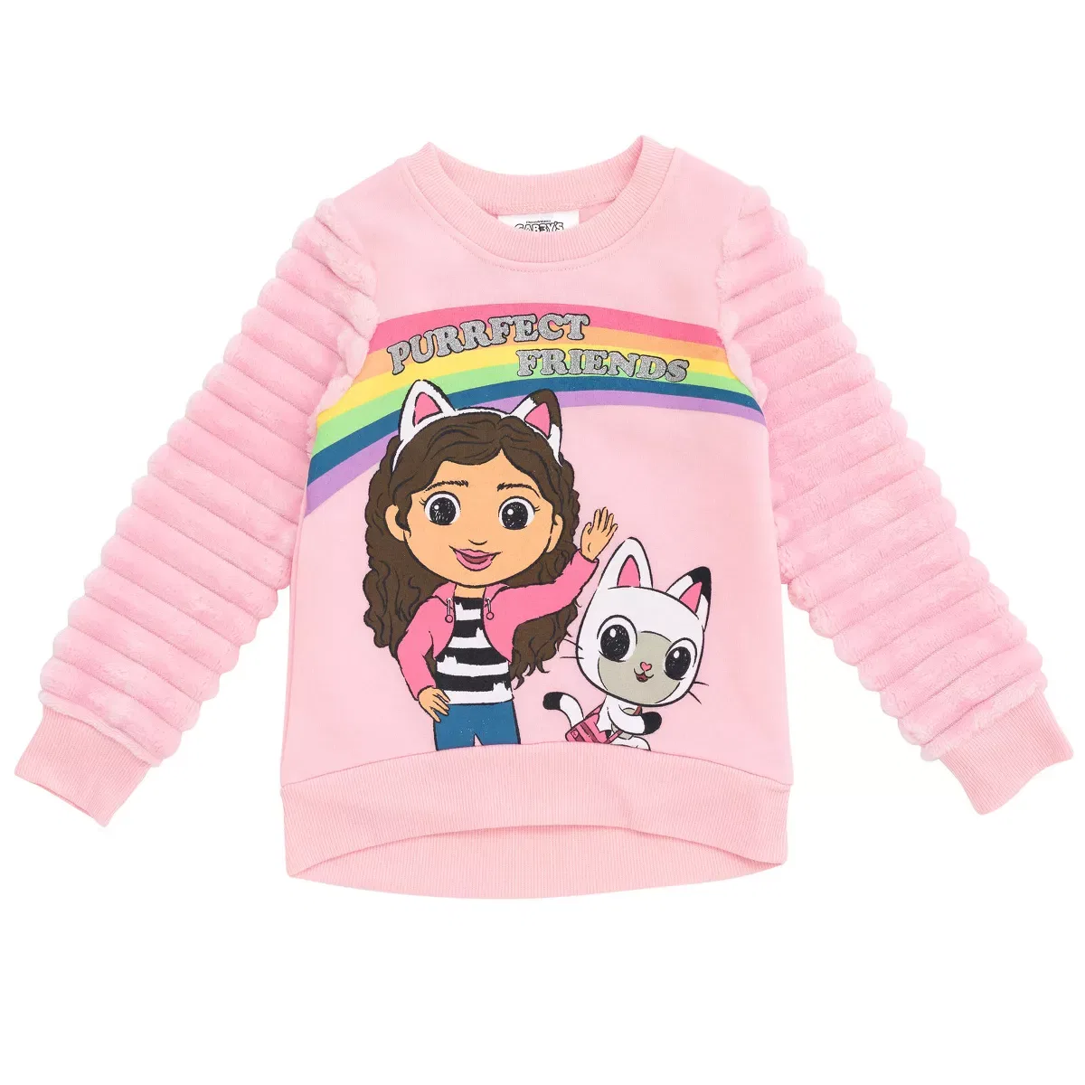 Детское худи с принтом Pandy Paws Gabby's Dollhouse, Pink