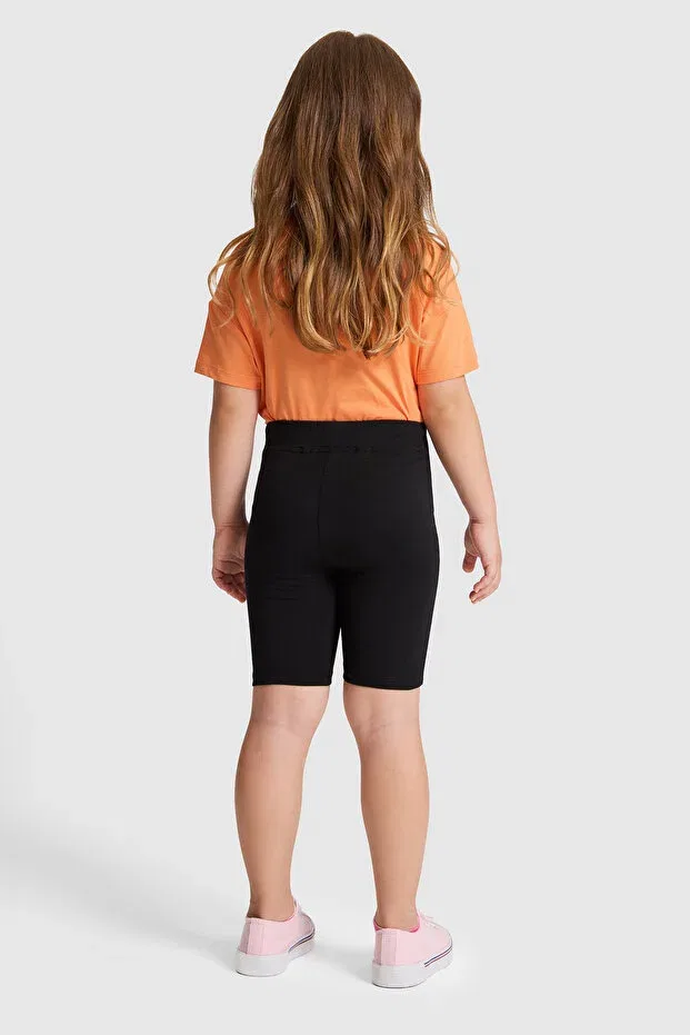 Детские леггинсы для девочек однотонные U.S. Polo Assn., Black — фото 4