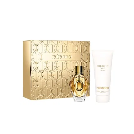Парфюмерный набор женский Paco Rabanne Million Gold For Her, 50 мл + 100 мл