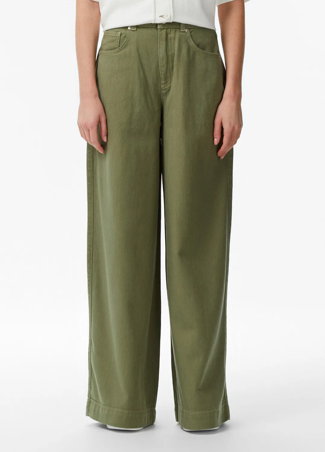 Джинсы Lacoste Regular Fit Haki-BMY, хаки — фото 2