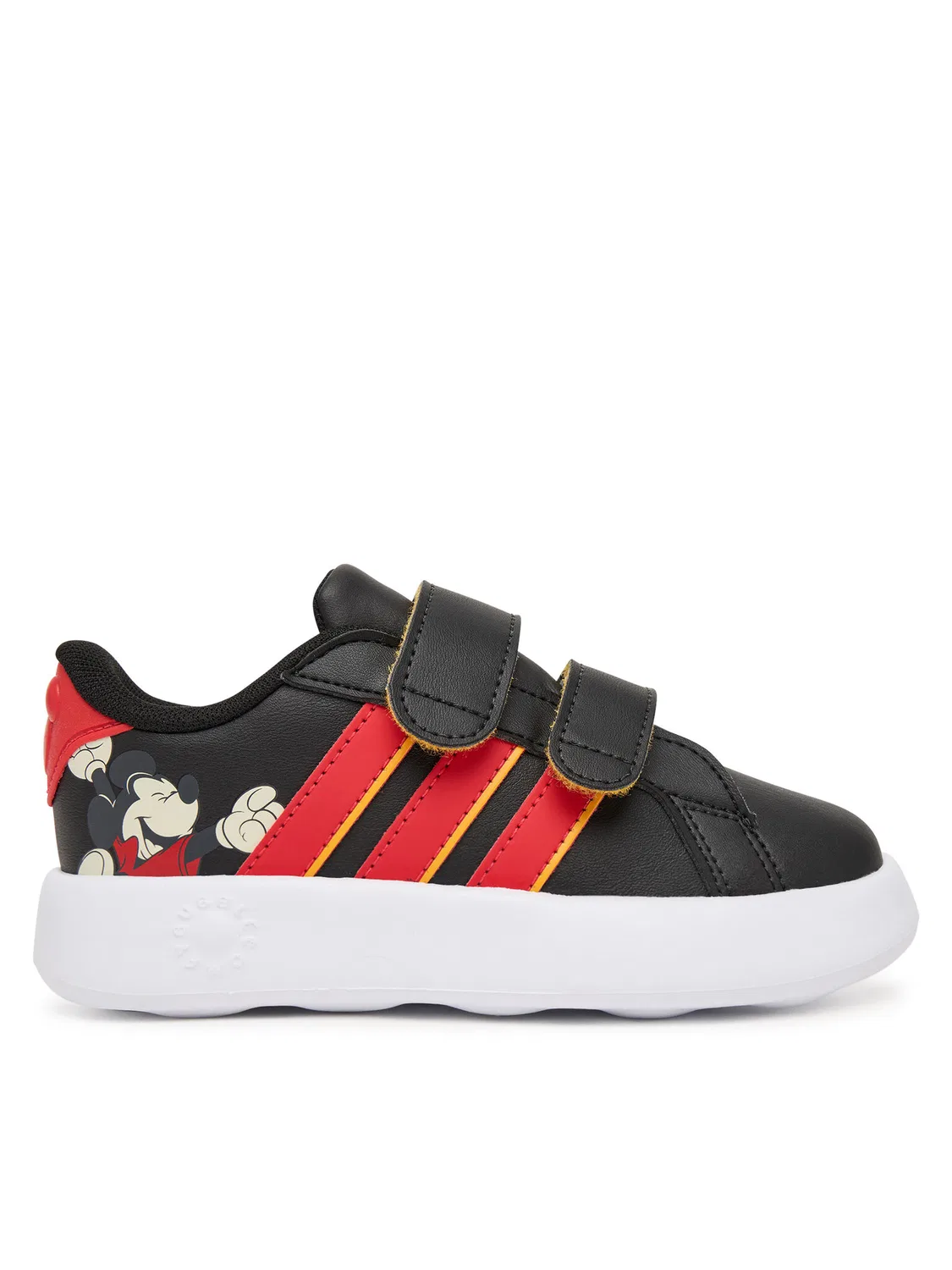 Кроссовки для мальчика Disney Mickey Mouse Grand Court Shoes Infants Adidas, черный