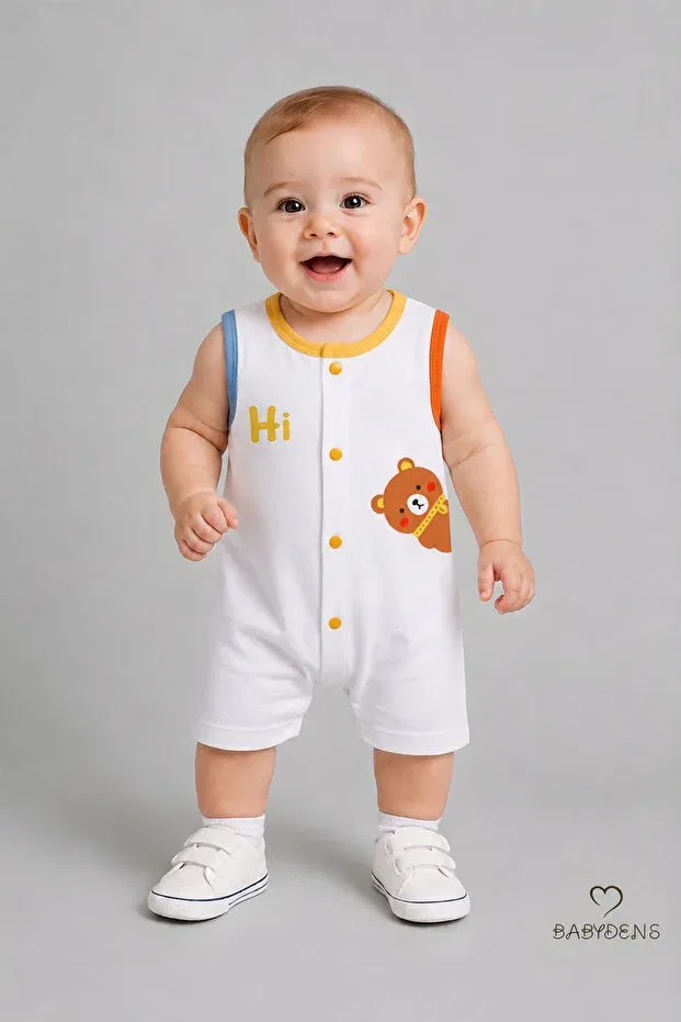 Детский комбинезон для мальчиков хлопковый Teddy Bear Babyden'S, Teddy Bear — фото 2