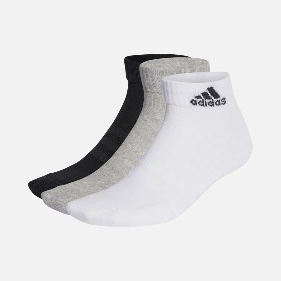 Комплект спортивных носков с амортизацией Sportswear Cushioned Ankle adidas, Черный