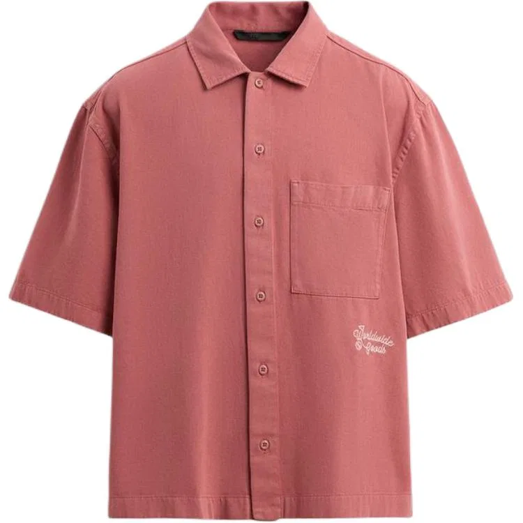 Мужская рубашка с принтом Light Peach Red ZARA, Light Peach Red
