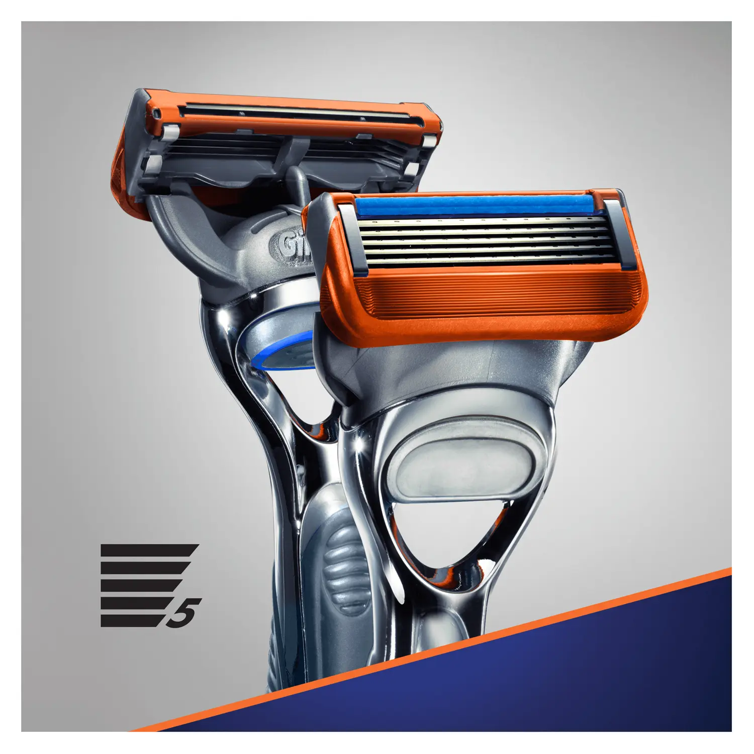 Gillette Fusion5 бритва, 1 шт + сменный блок 2 шт/1 упаковка — фото 4