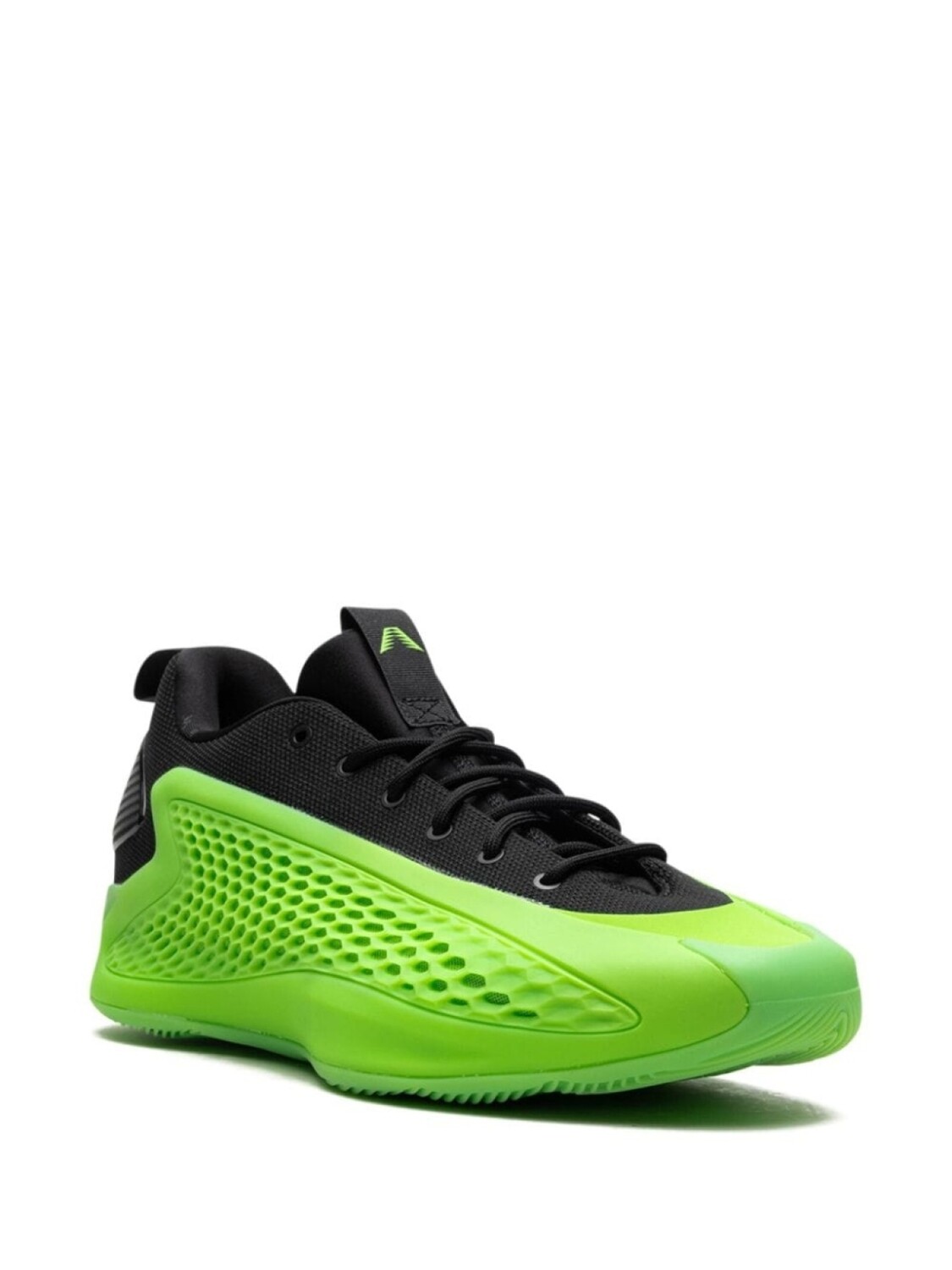 Кроссовки adidas Anthony Edwards 1 Low "Slime - Lucid Lime/Aurora Ink/Core Black", зеленый — фото 2