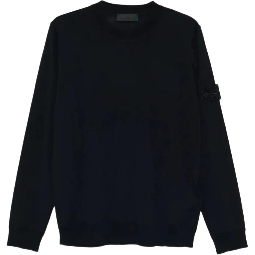 Мужской свитшот с логотипом Stone Island, Blue