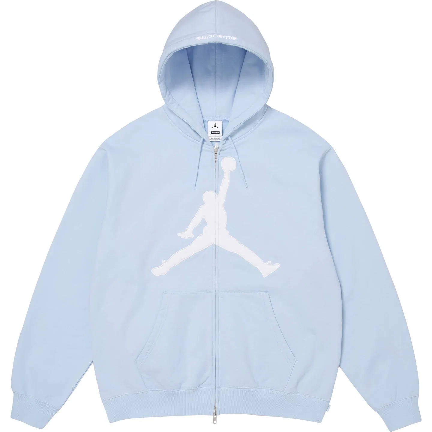 Свитшот с капюшоном Supreme X Jordan, Blue