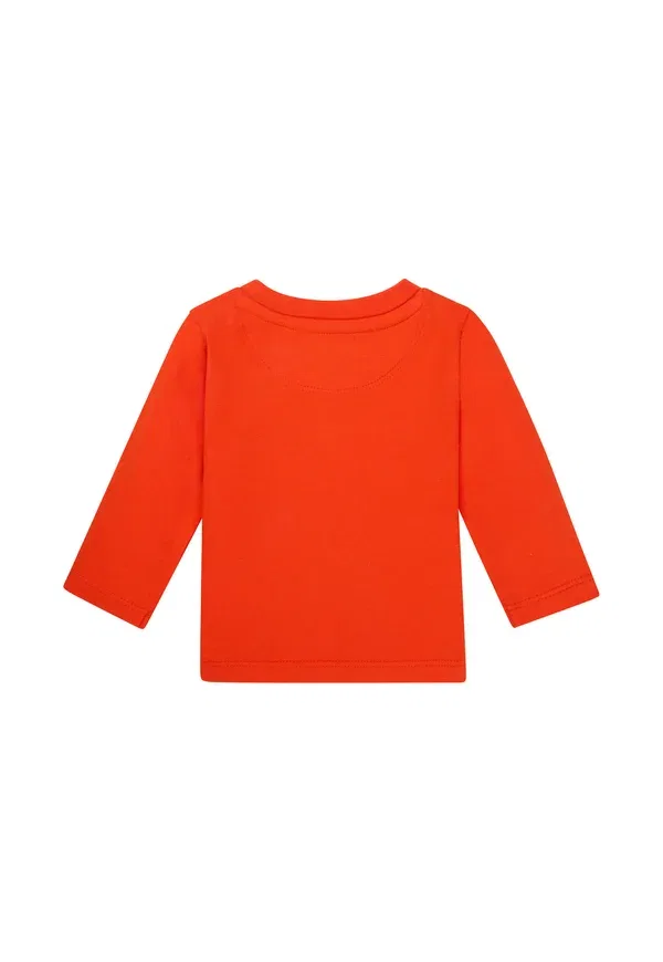 Футболка хлопковая Long sleeved top Noppies, Spicy Orange, оранжевый — фото 2