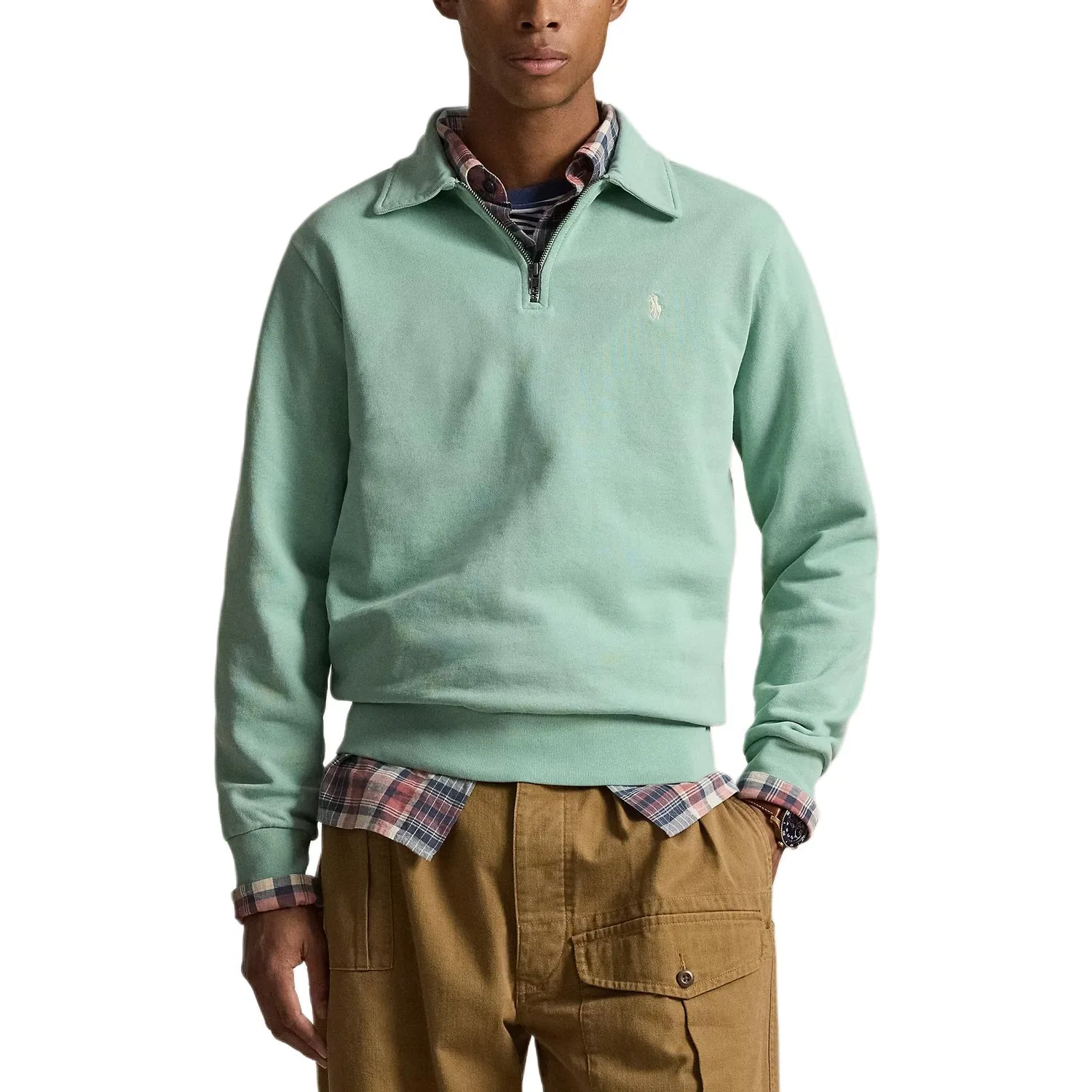 Мужская толстовка с классическим кроем Polo Ralph Lauren, Celadon — фото 3