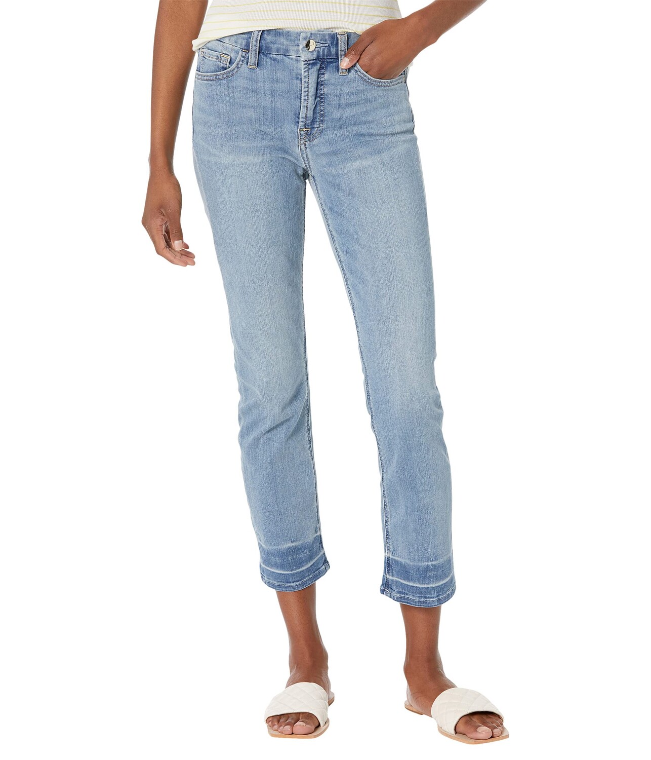 

Джинсы JEN7, Ankle Straight in Farrah Broken Twill
