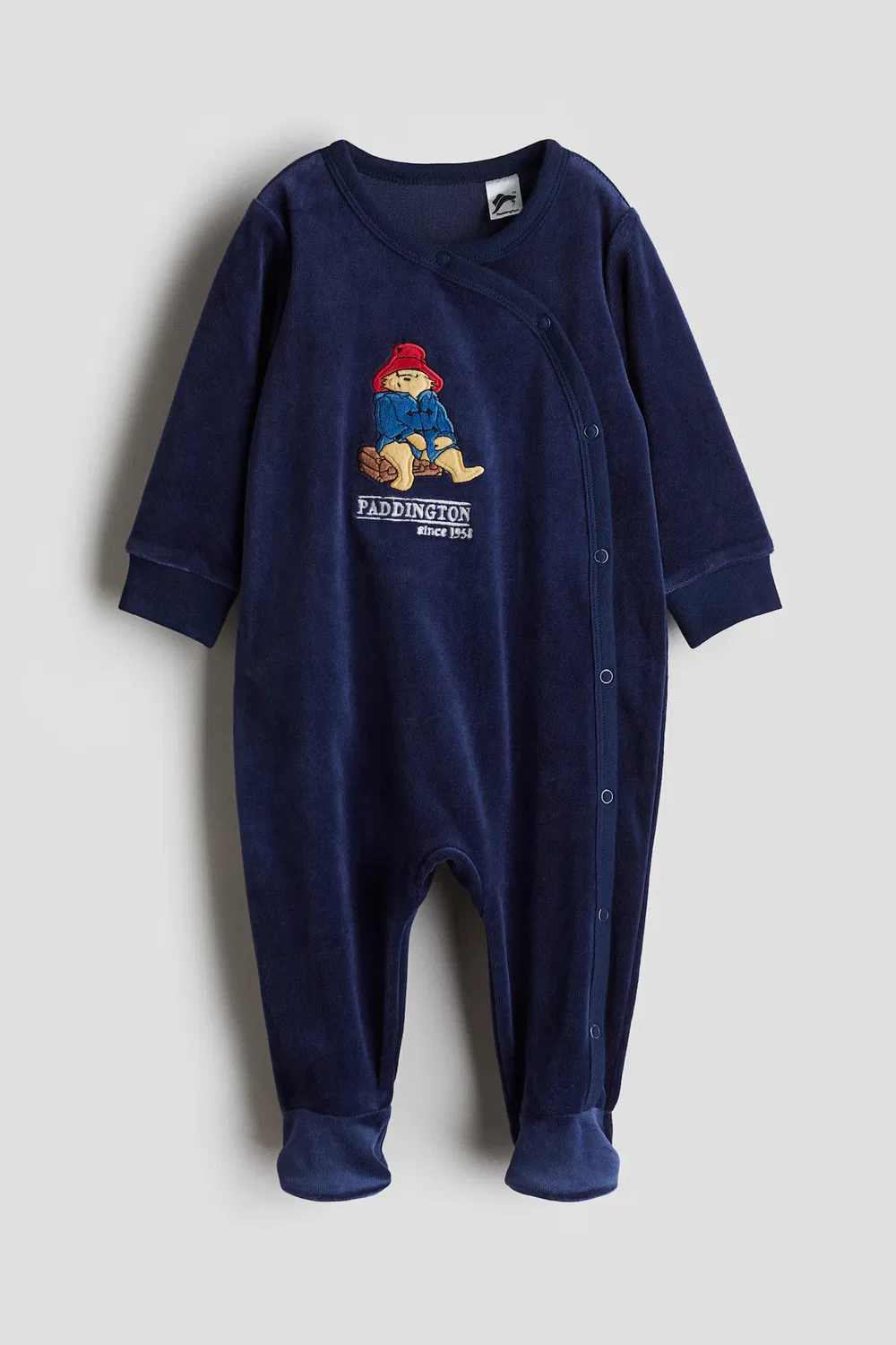 Велюровая пижама H&M, Marineblau/Paddington Bär