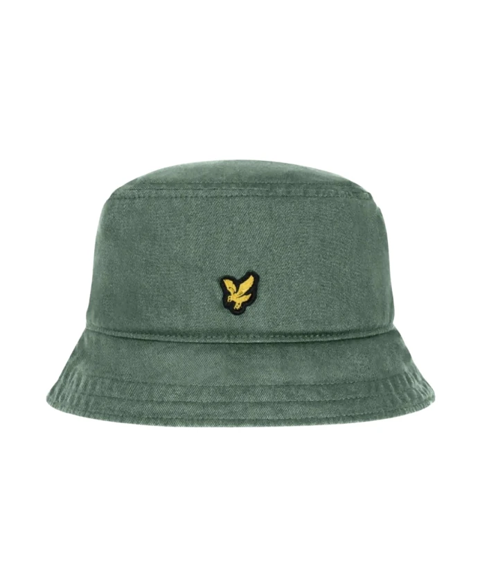 

Зеленая хлопковая кепка с принтом для мужчин Lyle & Scott, зеленый