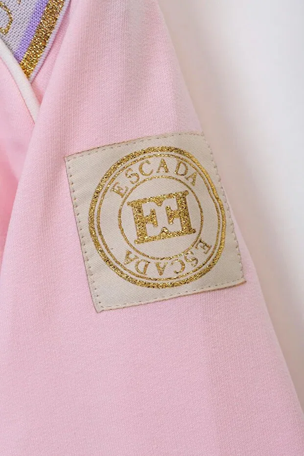 Детская толстовка для девочек с принтом Escada, Powder — фото 4