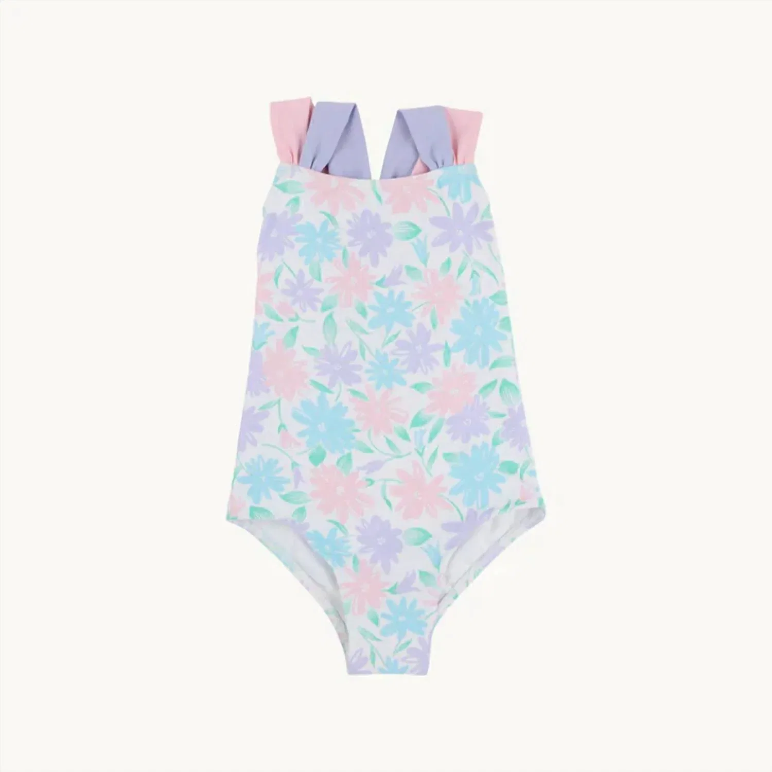 Детский купальник слитный с цветочным принтом Seabrook Bathing Suit The Beaufort Bonnet Company, мультиколор