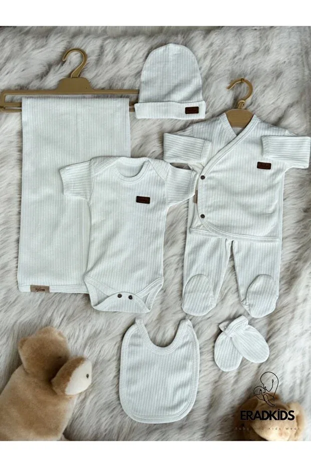 Детский комплект одежды для новорожденных хлопковый Young Eradkids, White
