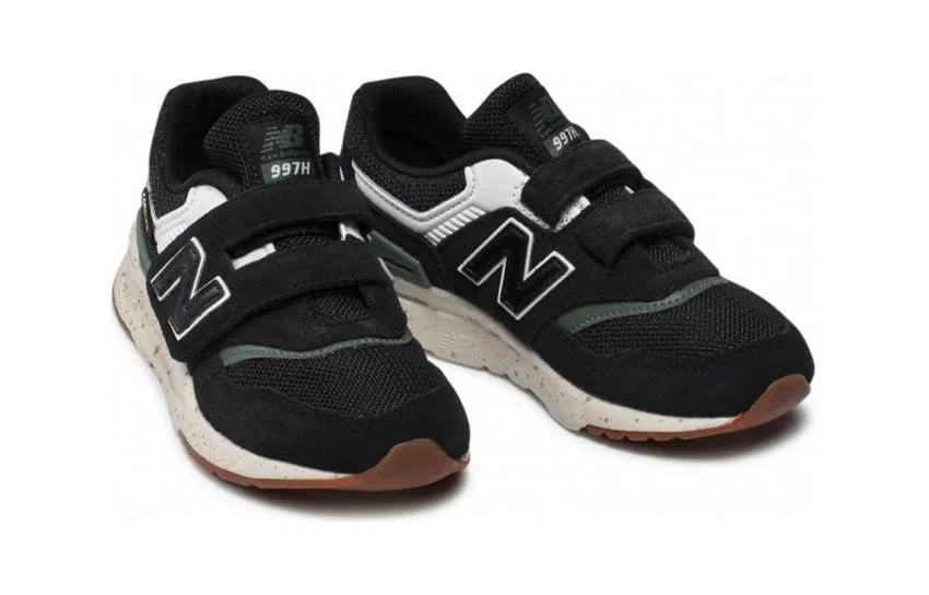 Детские кроссовки для мальчиков с замшевым верхом NB 997H, New Balance, Carbon Black — фото 3
