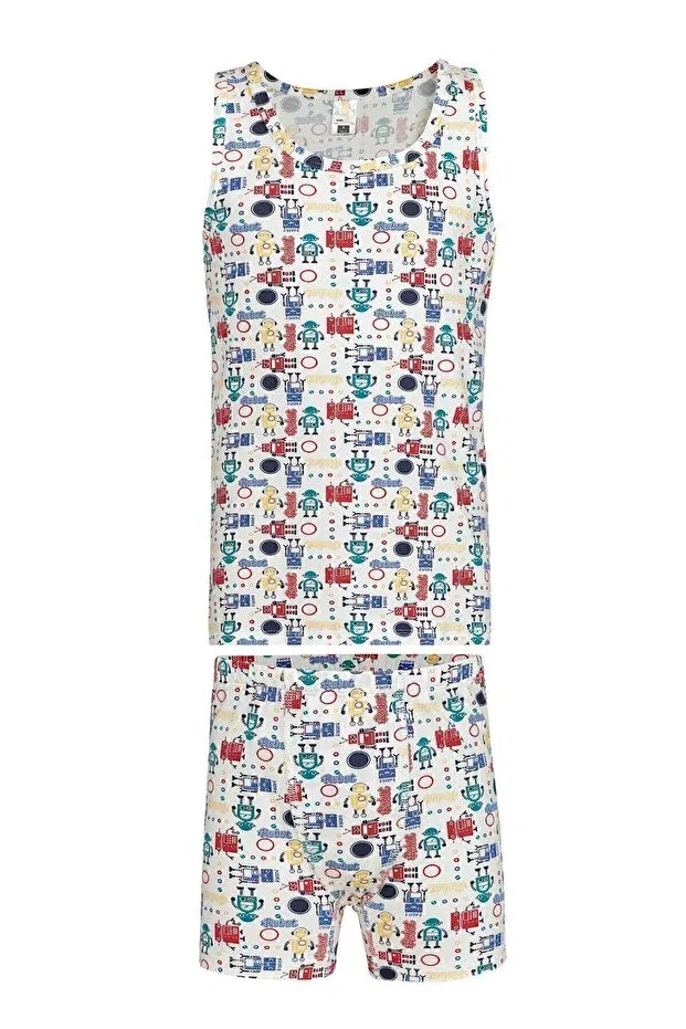 Детский комплект нижнего белья для мальчиков хлопковый Özkan Underwear, Patterned