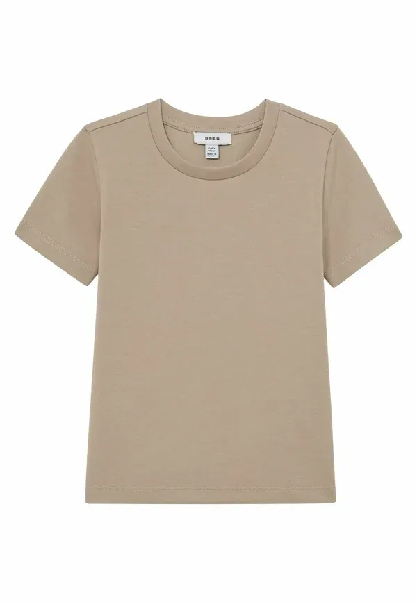 Футболка с круглым вырезом Bradley из полиэстера Reiss, Stone, цвет stone