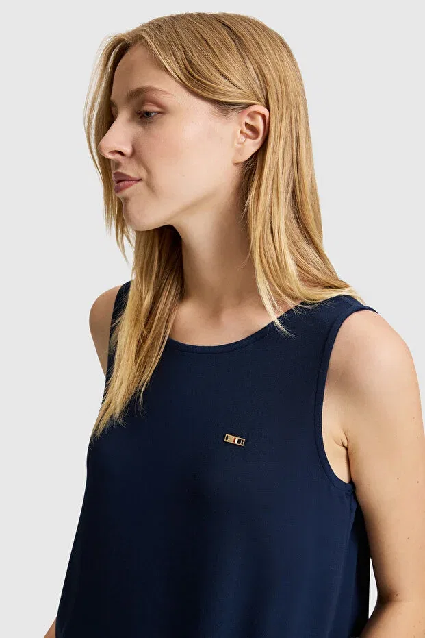 Женская футболка без рукавов U.S. Polo Assn., Navy Blue — фото 3