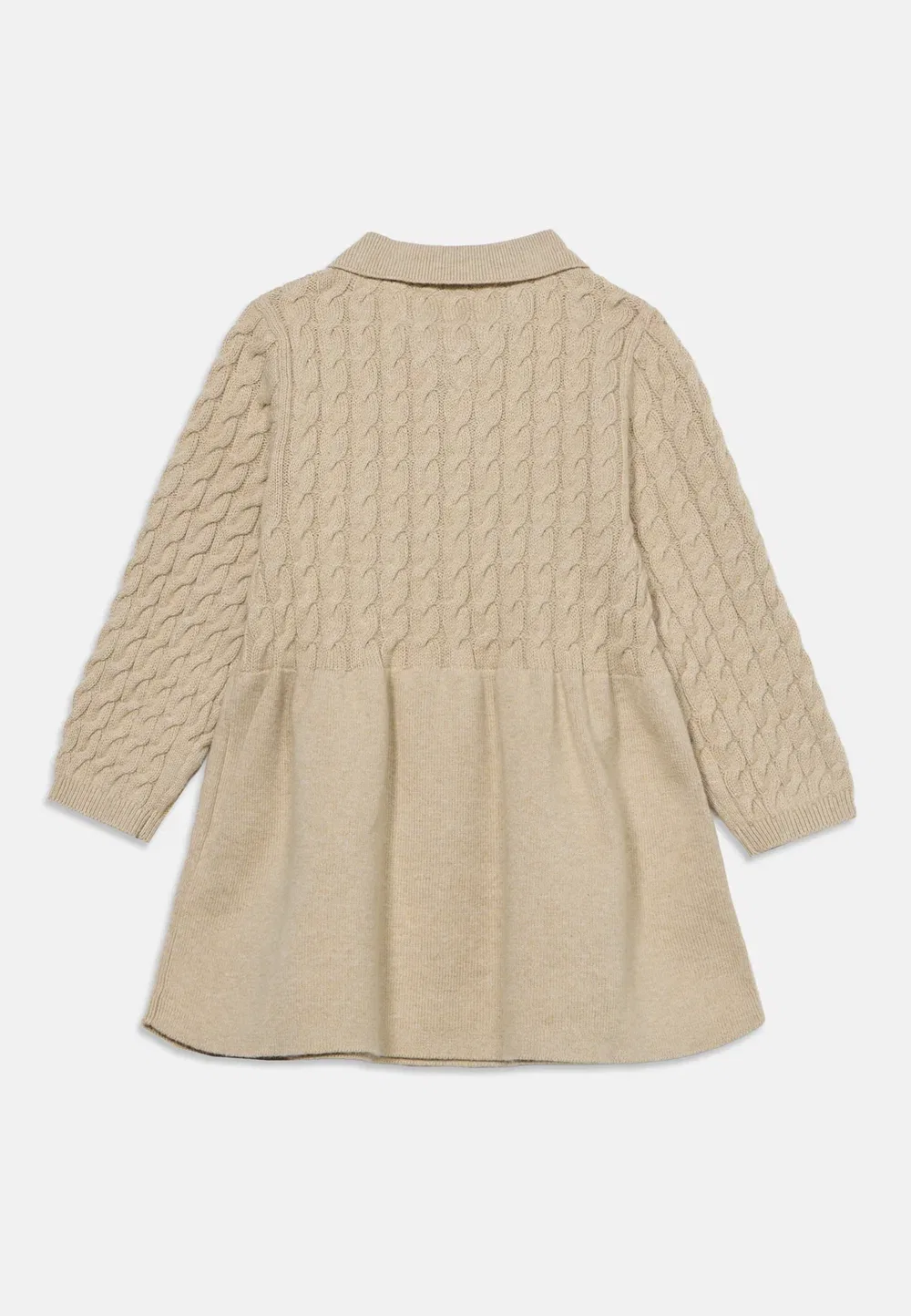 Платье-Свитер крупной вязки - платье-джемпер Tommy Hilfiger, Gentle Gold Heather — фото 4