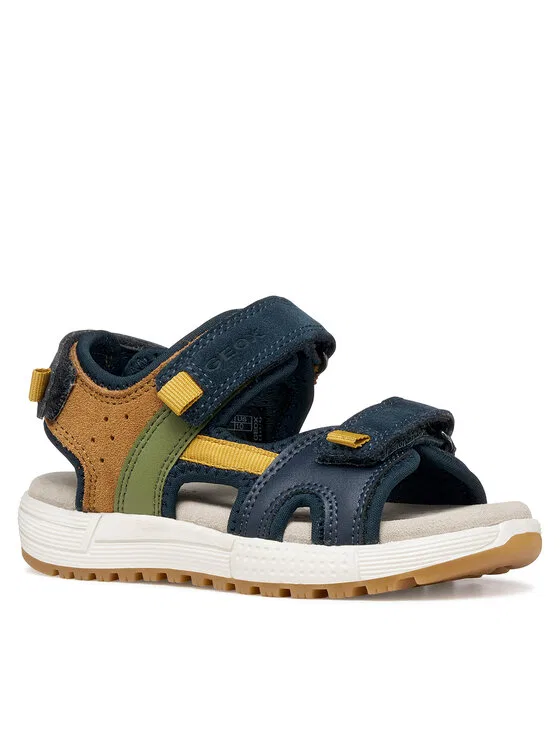 Сандалии J Sandal Alben Boy Geox, темно-синий — фото 2