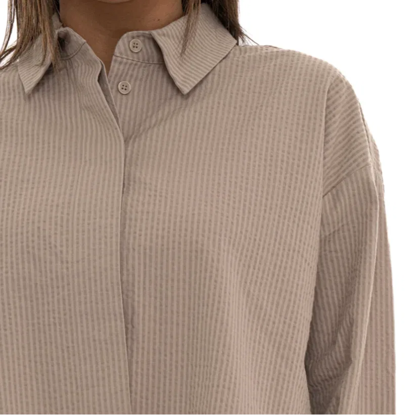 Женская рубашка EMPORIO ARMANI, Beige — фото 4