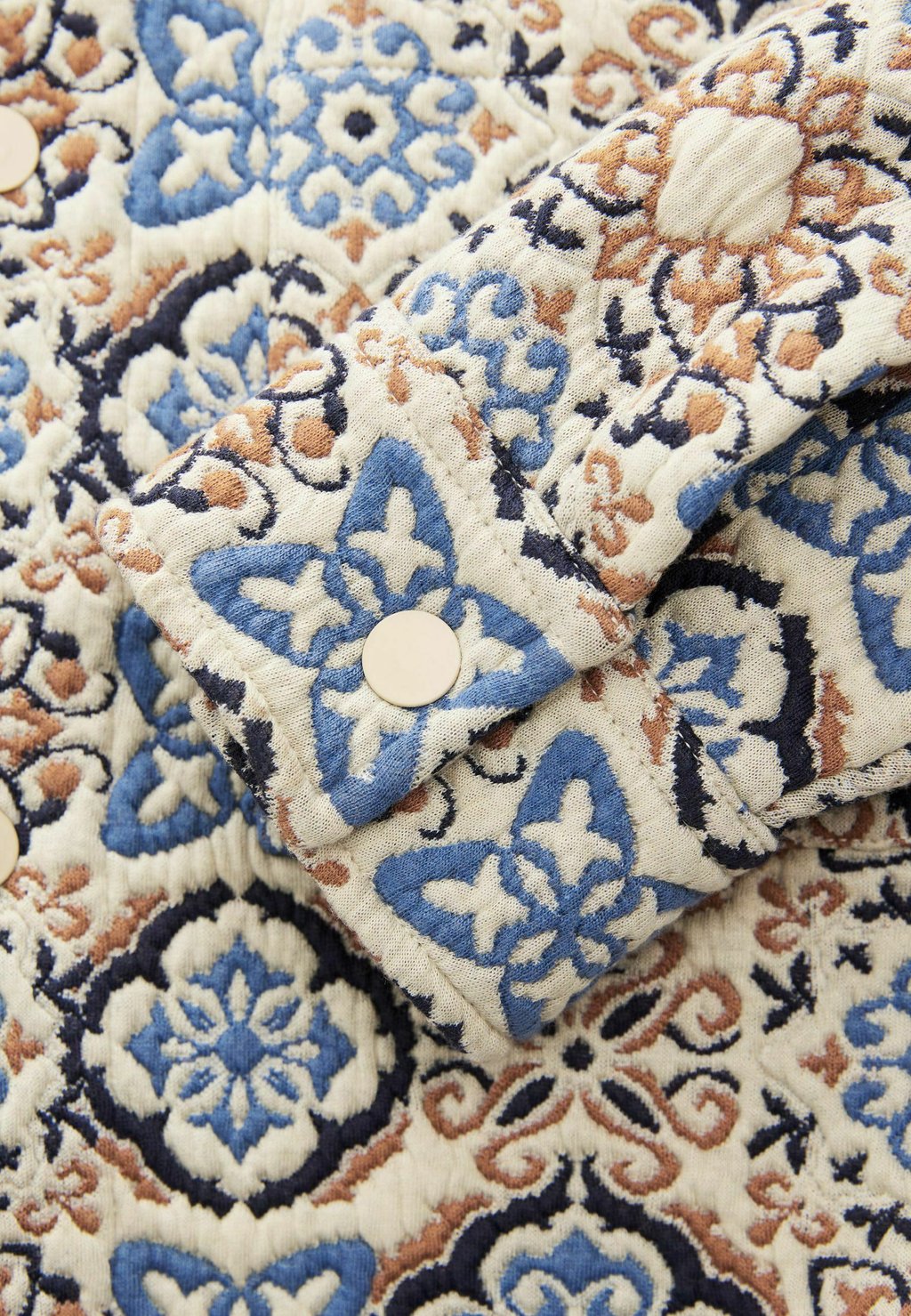 

Летняя куртка FLORAL TAPESTRY SHACKET. Next, бежевый