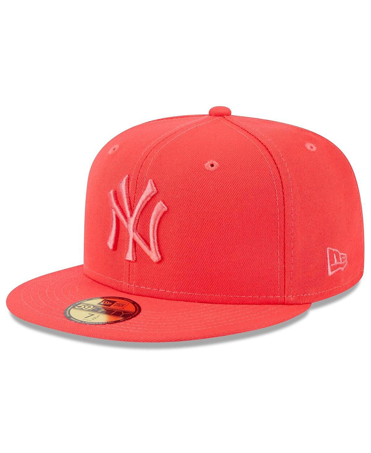 

Мужская красная приталенная шляпа New York Yankees 2023 Spring Color Basic 59FIFTY New Era