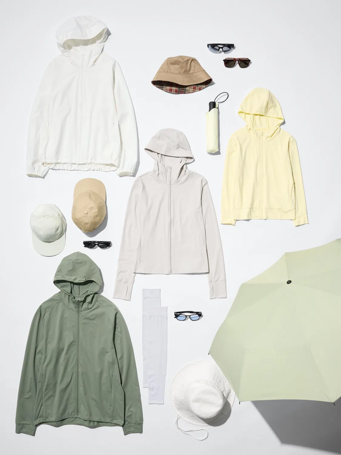 Куртка с капюшоном защита от ультрафиолета Uniqlo, черный — фото 3