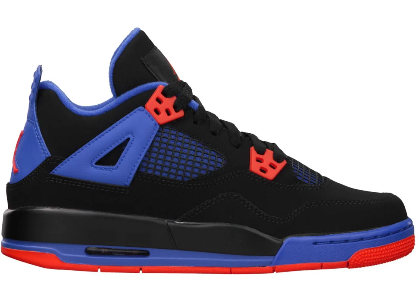 Детские кроссовки Lifestyle Jordan 4 Retro Jordan Black/Safety Orange-Game Royal