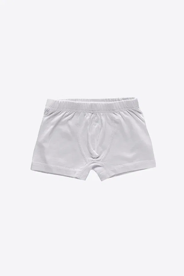 Детские боксеры для мальчиков хлопковые 3 шт Malabadi, White — фото 2