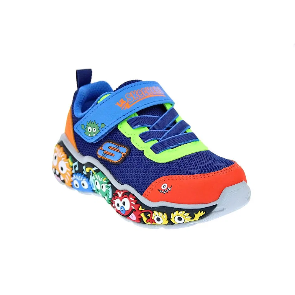 Детские кроссовки из сетки Play Scene Skechers, Темно-синий — фото 4